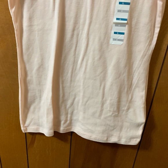 NWT Old Navy Fitted T-shirt Tee Short Sleeve Tee Top Pink Sz L - Picture 3 of 9